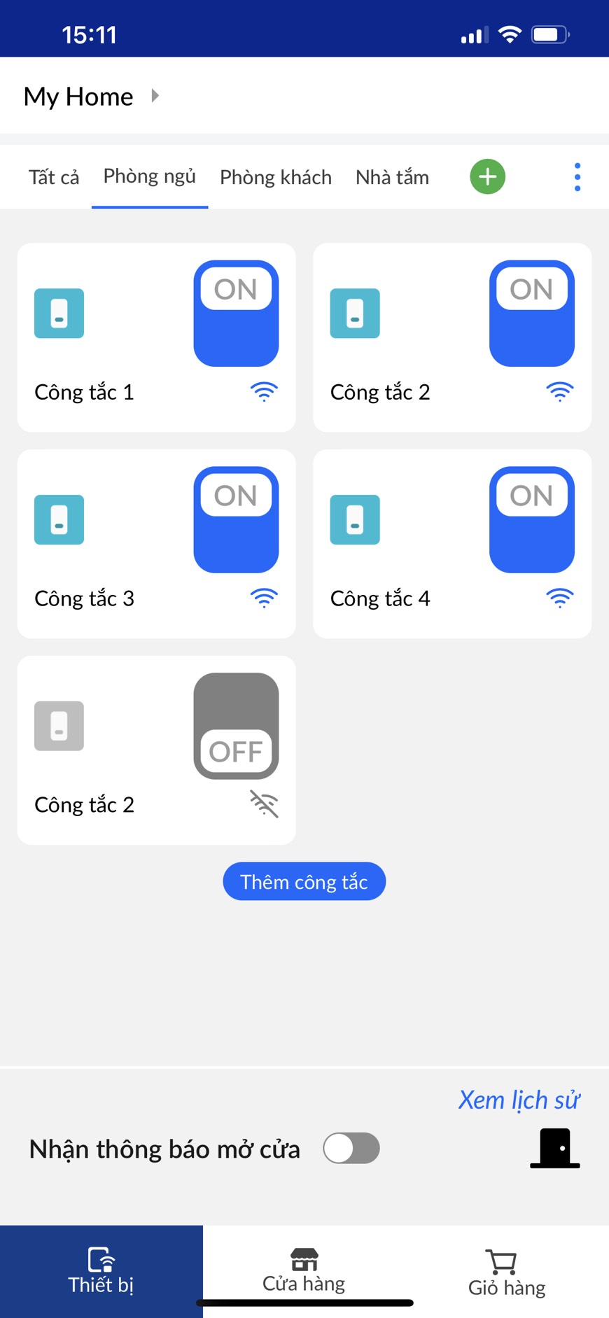 App IOT, Smart Home